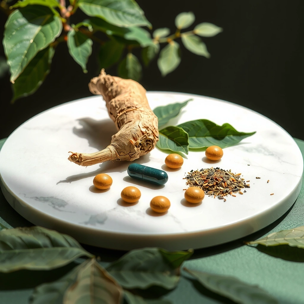 Energy support supplements with natural ingredients